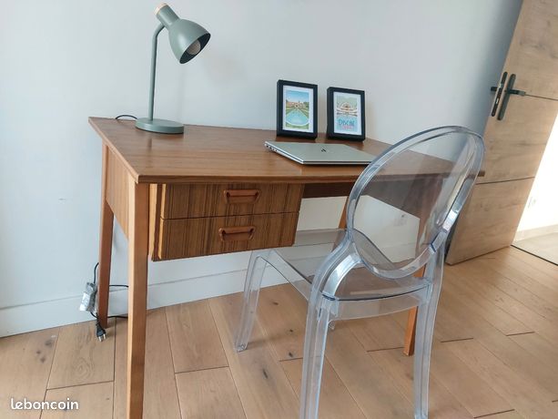 Lot De 4 Pieds De Meuble Aluminium Compas - Vintage Bureau Loft - Occasion