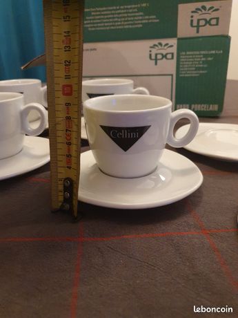 Lot De 6 Vrais Verres à Expresso Cellini 6cl - Élégants Et Solides, Dans Leur Coffret D'origine