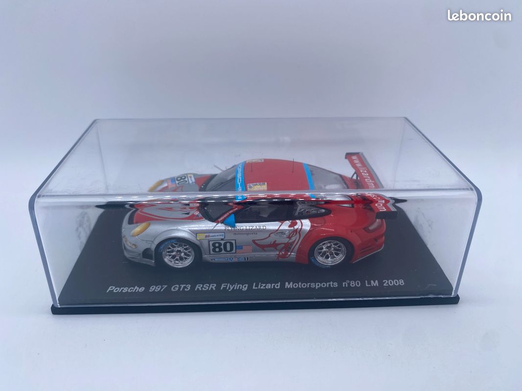 Modellautos Porsche 997 GT3 RSR 1/43 Spark GT3 RSR 2008 No.80 Le Mans