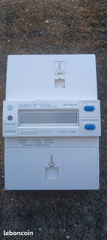 Compteur d'électricité monophasé (image 1)