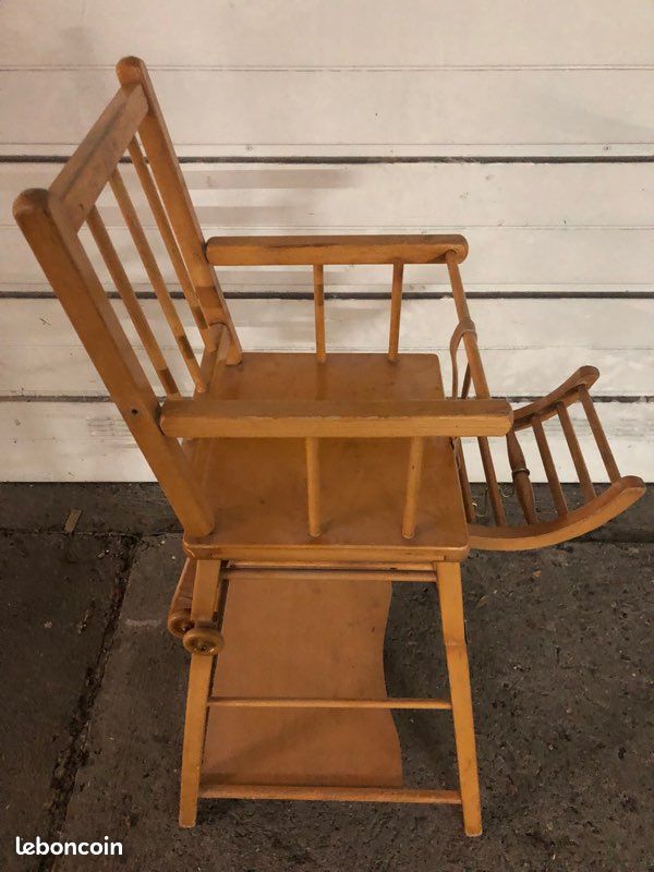 Baby Doll Rocking Chair Dollhouse Wooden Rocking Horse/Chair With