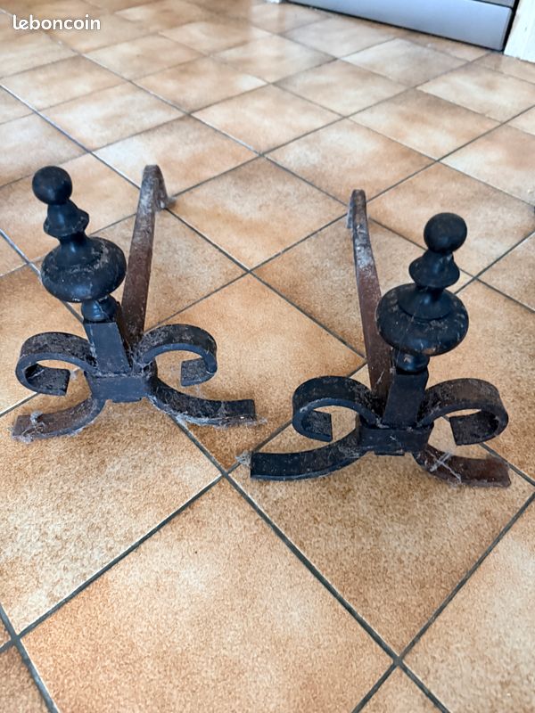Chenets, grille et soufflets (image 1)