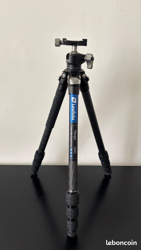 Trépied De Voyage Leofoto LE-254C En Carbone + Rotule CB-34 – Neuf