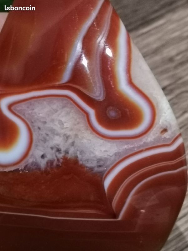 Pendentif Cornaline Naturelle 58 Carats - Cabochon - Madagascar - Marque JM-IMPORT - Neuf étiqueté