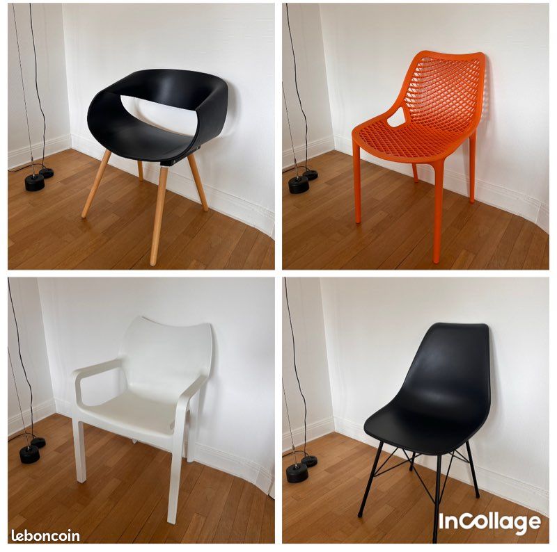 Lot de 7 chaises modernes (image 1)