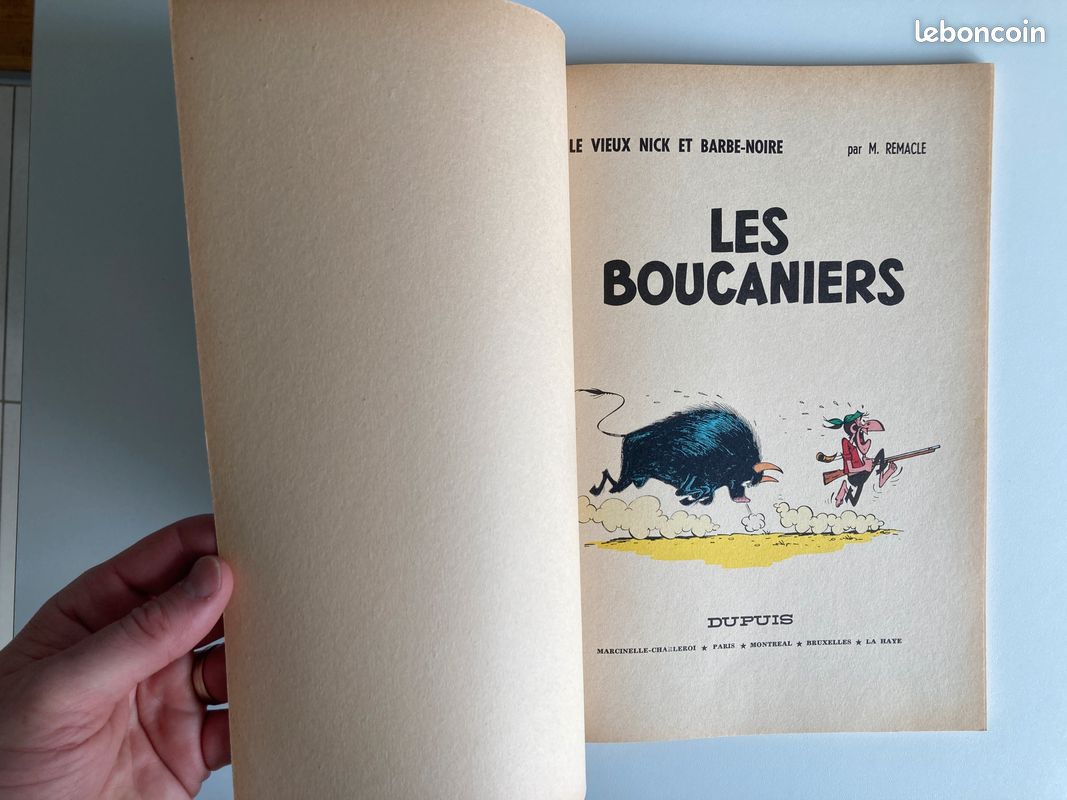 Le vieux Nick et Barbe-Noire - 11. Les boucaniers - Remacle - Dupuis - 1967 - EO (image 4)