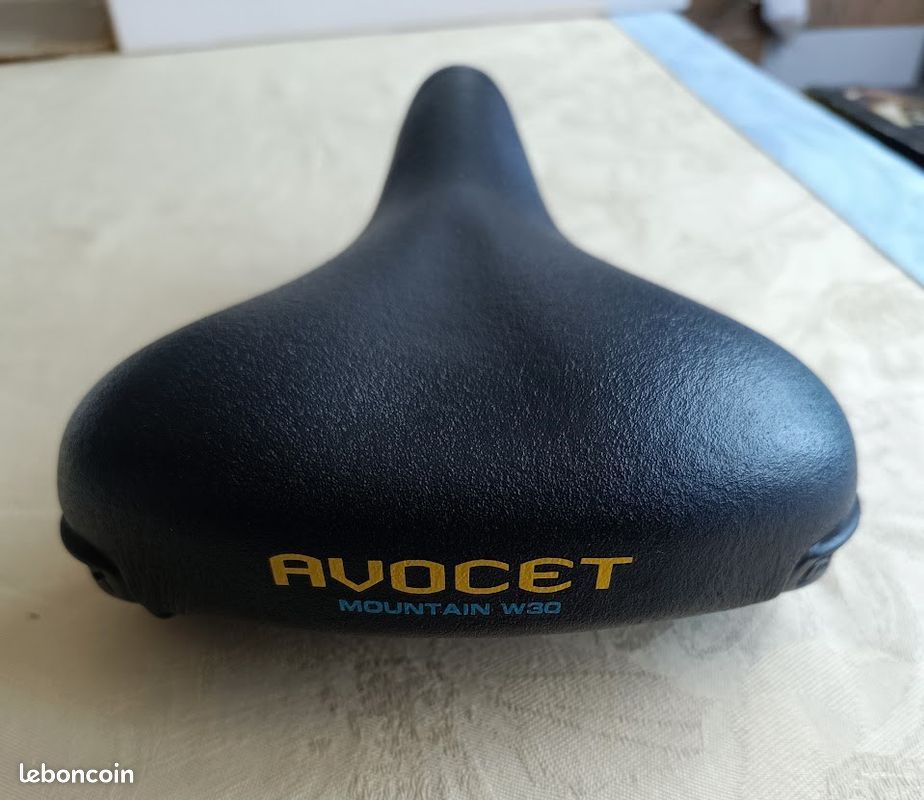 Selle Vintage Avocet Condor – Noir, Pour Vélo Route Ou VTT Années 80