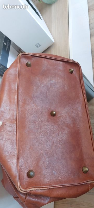 Grand sac de voyage en cuir vintage La Bagag (image 13)