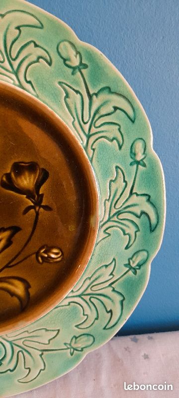 Assiette ancienne Rubelles (image 4)