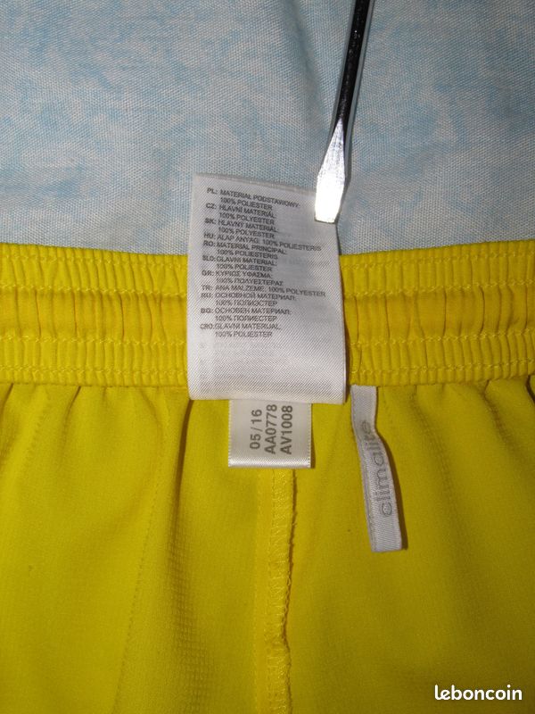 Short adidas gardien Espagne 2016 (image 6)