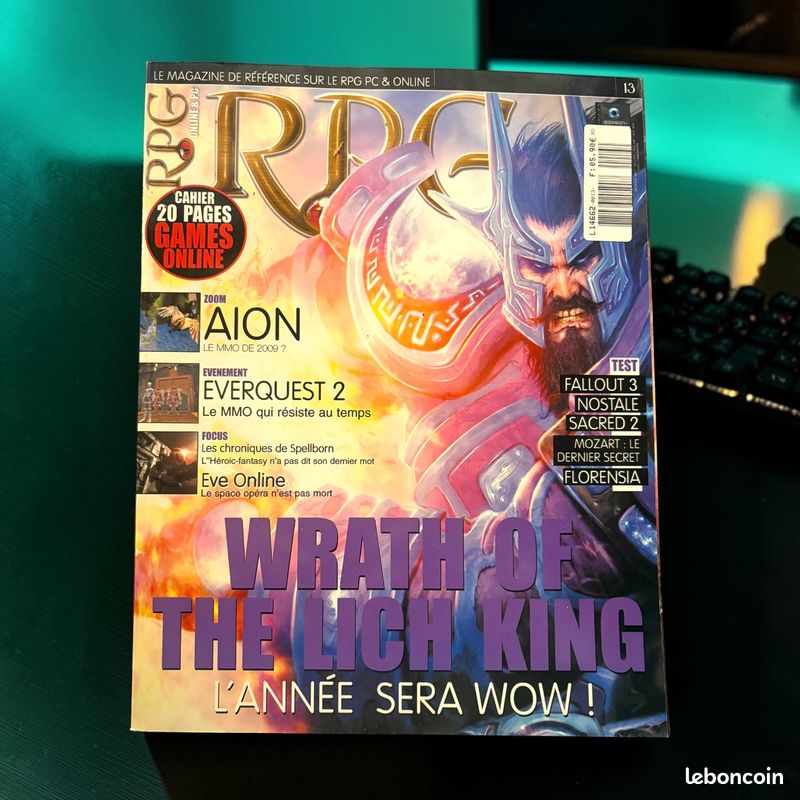RPG Online & PC n°13 – Janvier Février 2009 – WoW Wrath of the Lich King (image 1)