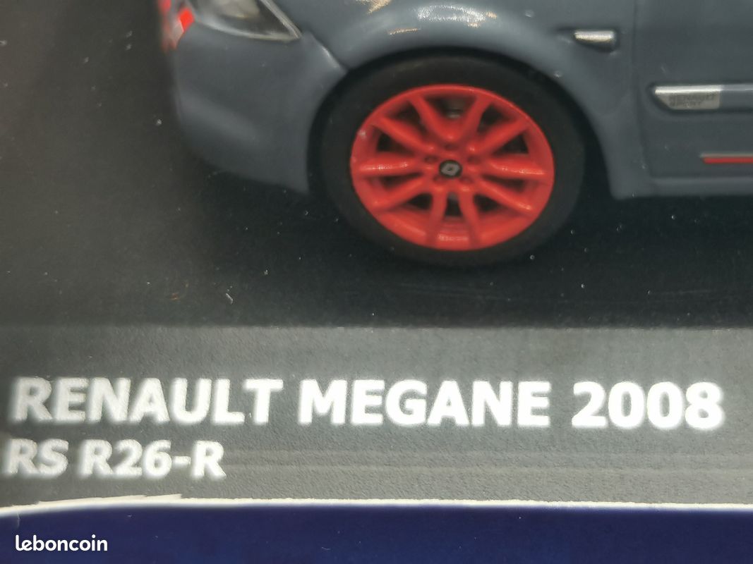 Voiture miniature RENAULT MEGANE 2008 RS R26 R MOONSTONEGREY (image 4)
