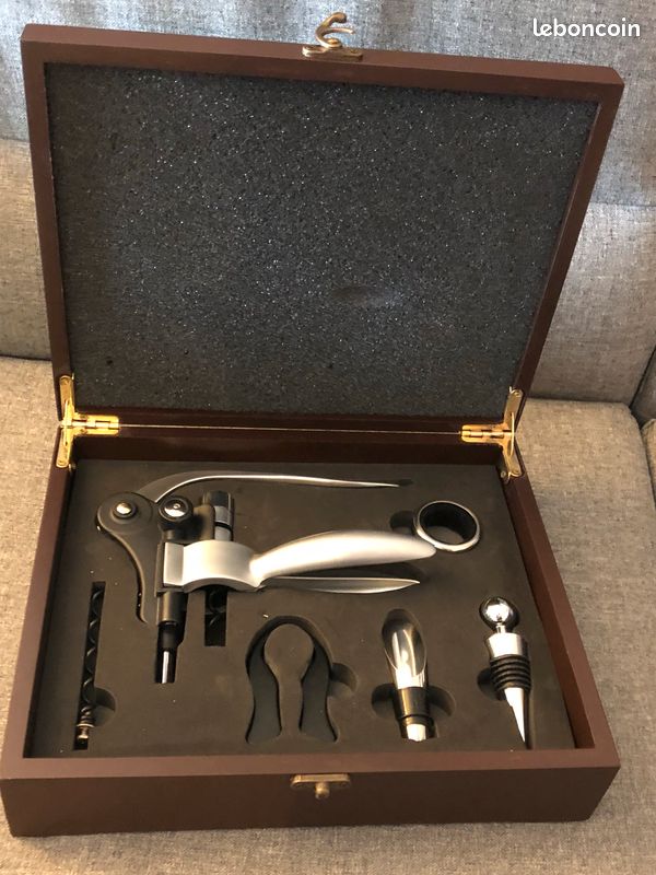 Coffret sommelier tire-bouchon à levier - neuf (image 1)