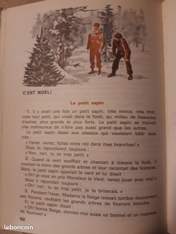 Manuel scolaire lecture grammaire CE1 et2 1970 (image 3)