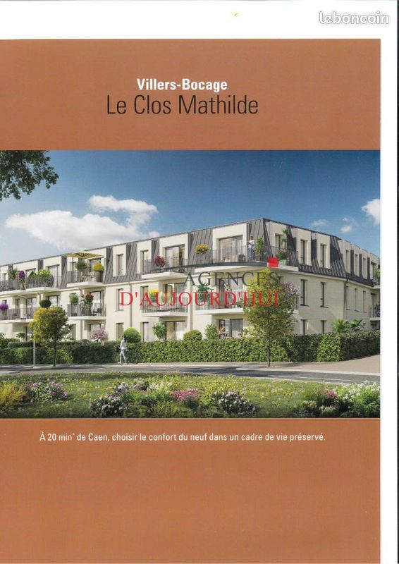 Appartement 2 pièces 41 m² · à Villers-Bocage · 41 m² · 730 €/mois