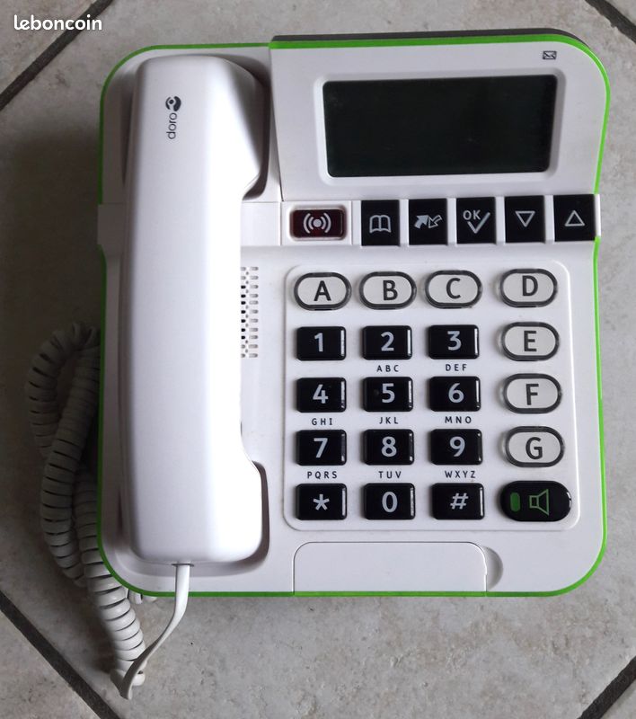 Téléphone filaire amplifié DORO SECURE 350 idéal personnes âgées (image 2)