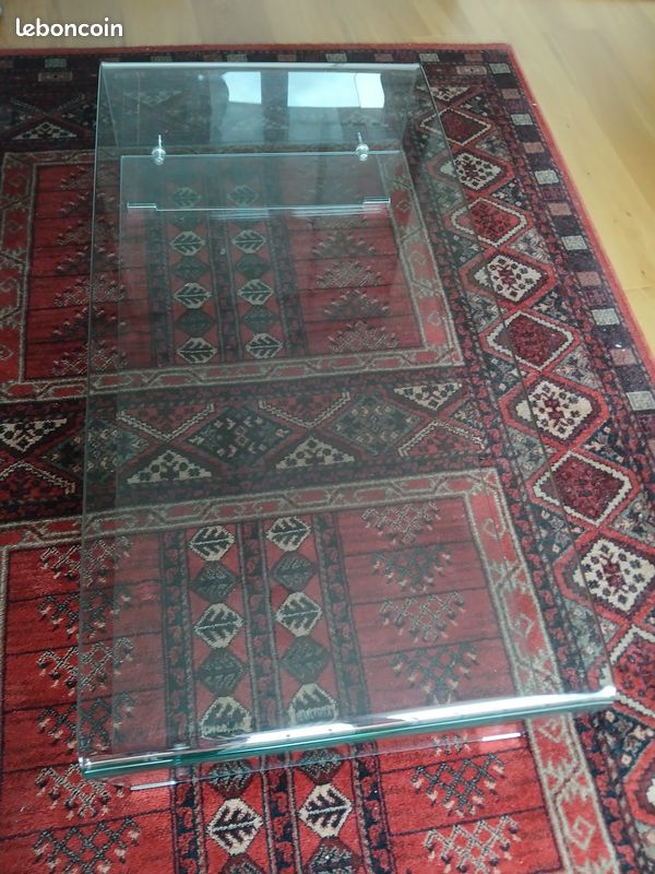 Table basse en verre (image 1)
