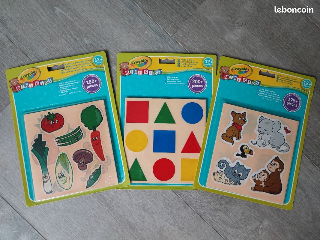 Lot 3 paquets de stickers (image 1)