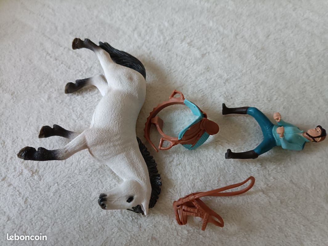 Lot De Figurines Schleich Anciennes - Bibi, Phoques, Le Garçon - Occasion - Pour Collection Ou Jouet