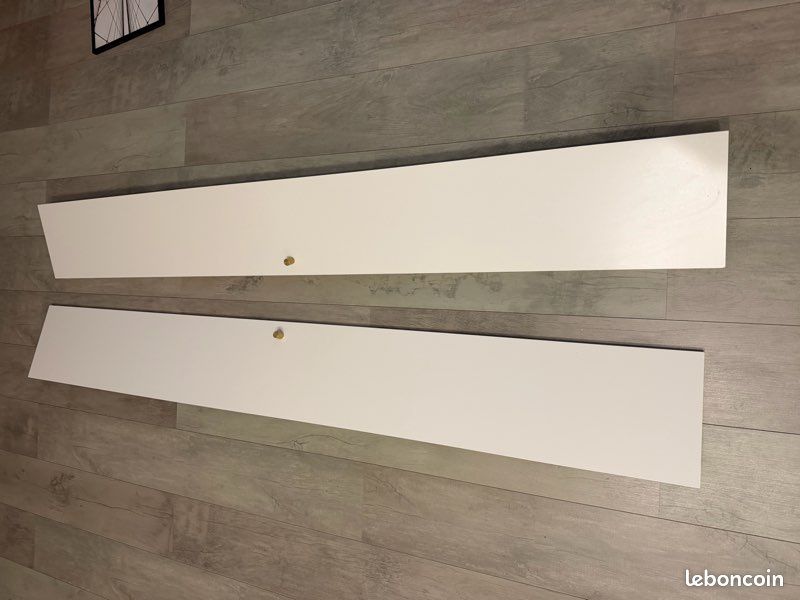 2 portes PAX IKEA Forsand 50x195 blanches (image 2)
