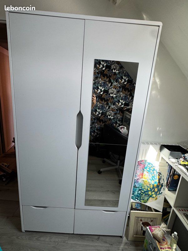 Armoire 2 portes & 2 tiroirs (image 1)