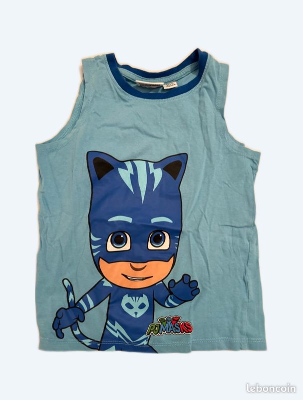 Tee-shirt sans manche / débardeur PJMASK enfant Taille 6A (image 1)