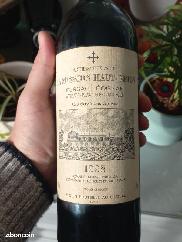 Vin château la mission haut brion pessac leognan 1998 clarence dillon (image 1)