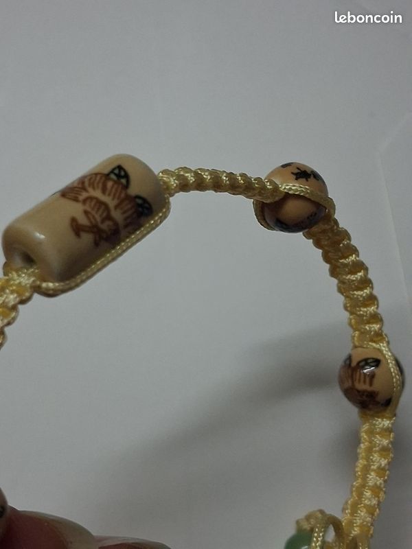 Bracelet avec perles réglable et ajustable comme neuf (image 2)