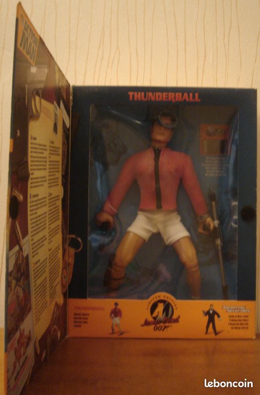 Figurine Hasbro James Bond Action Man, Dans Sa Boîte D'origine Et En Super état !