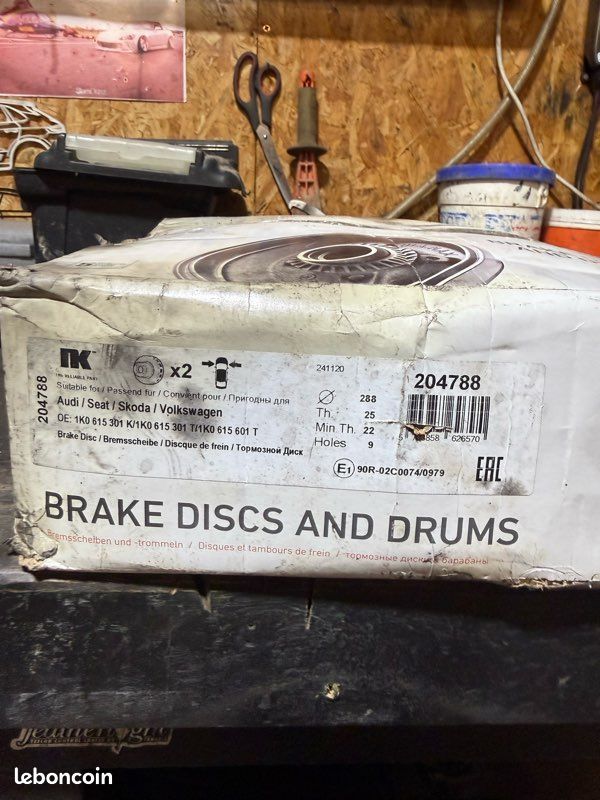 Disques frein vw seat skoda (image 1)