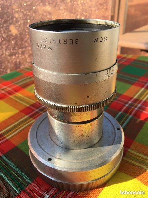 Triologie D'objectifs De Cinéma SOM Berthiot - 17/25/75 Mm - Monture C - 16mm/9,5mm