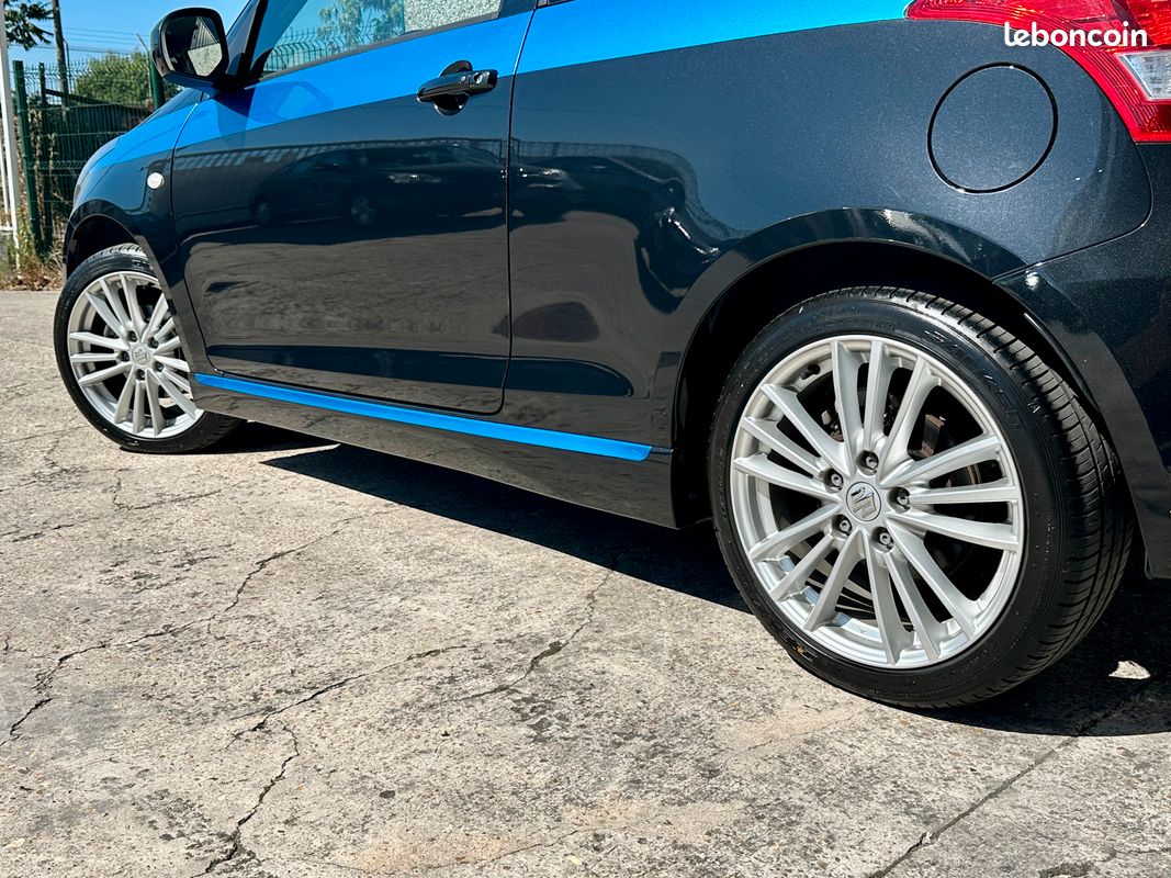 SUZUKI SWIFT III 1.6 VVT 136 SPORT 3P-10/2014-Bluetooth-Sièges Baquets/Chauffants-Régulateur-Alarme-Radars-Révisée-Parfait Etat-Historique Complet SUZUKI (image 12)