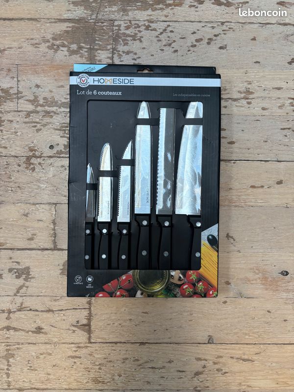 hecef Couteaux de Cuisine Professionnels, Set Couteaux 5 PCS avec