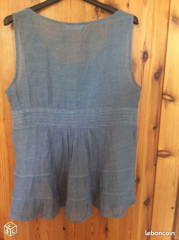 Haut bleu Promod taille 40 (image 2)