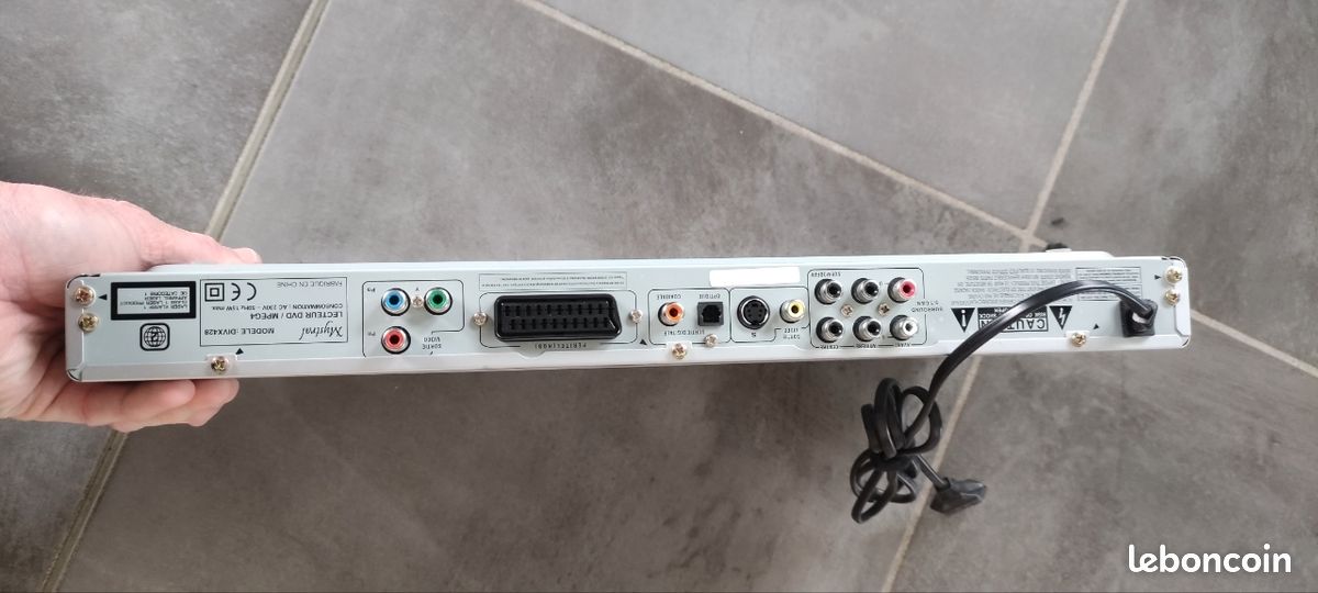 Lecteur DVD Divx Mystral 428 Très Bon état (image 2)