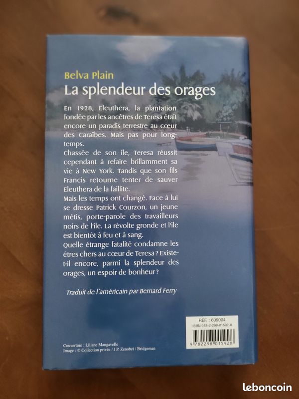 "La splendeur des orages" Belva Plain (image 2)