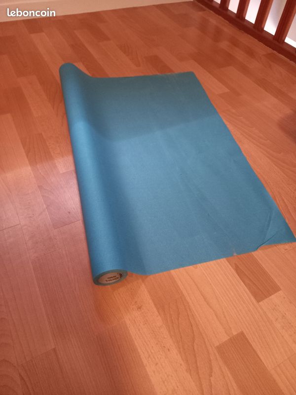 Rouleau nappe intisée bleu (image 1)