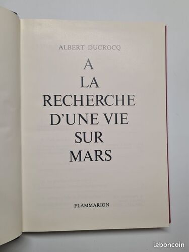 [Livre] A la recherche d'une vie sur Mars - Bon état (image 4)