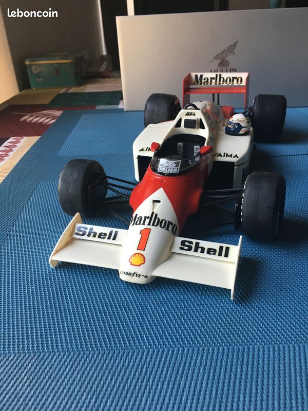 MAQUETTE KIT F1 1/12 MC LAREN Mp4/4 MENG + DECALQUES TABAC EUR 220,00