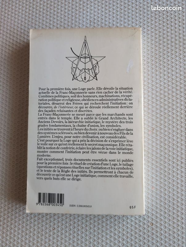 Livre franc-maçonnerie ou initiation? En bon état (image 4)