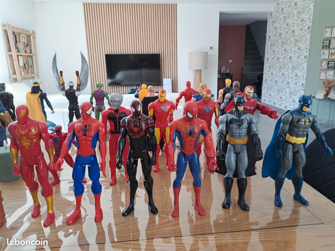 Lot figurines Marvel Avengers 30 cm Iron Man Captain America Loki Falcon (image 4)