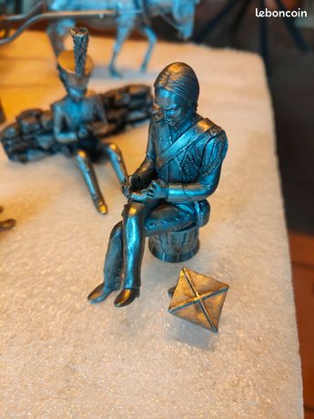 Étains du prince scène bivouac: lanciers du bivouac B1