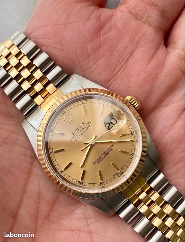Rolex Datejust 16233 bi ton circa 2002 (image 4)
