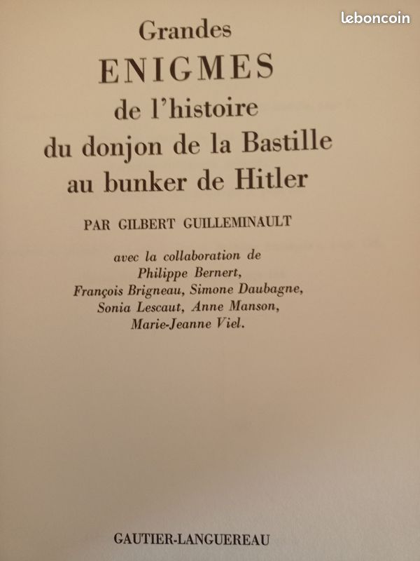 Grandes énigmes de l histoire (image 2)