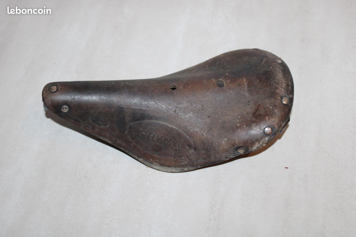Selle cuir course PRYMA homme - Équipements vélos