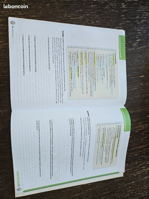 Cahier de français Manon Lescaut 1ère Bordas (image 3)