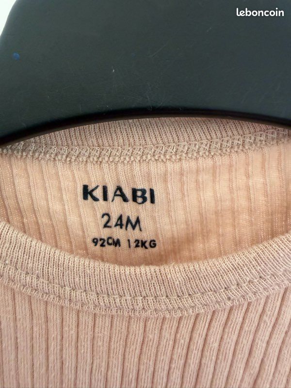 Body beige 24 mois - 92cm Kiabi 1,50 (image 6)