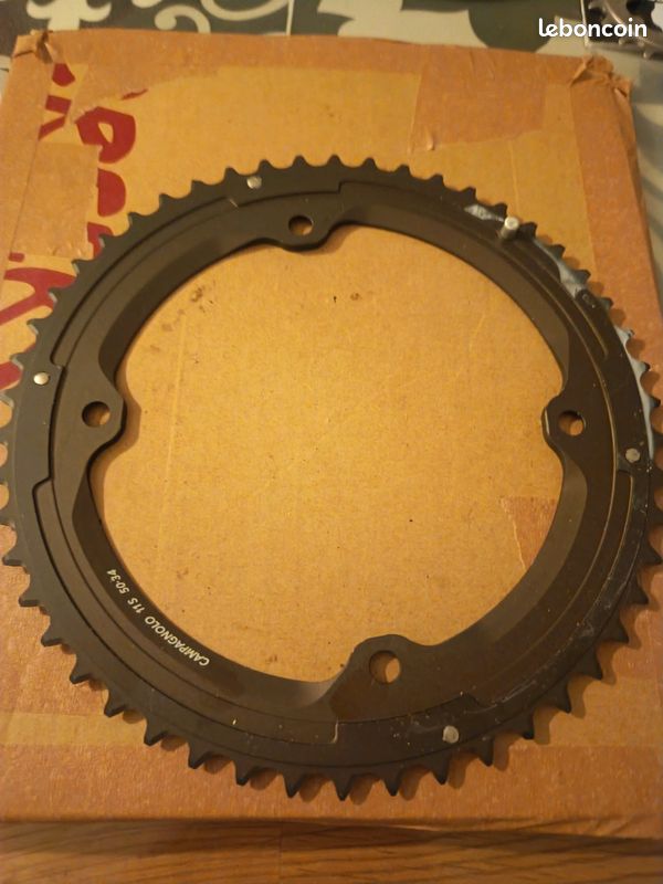 Plateau Campagnolo Super Rec/Record/Chorus Type D CT2 11V 34T Stitch 110 Noir