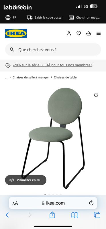 Chaise IKEA neuve (image 1)