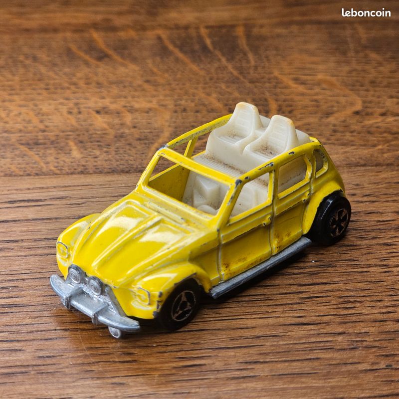 Majorette Citroën Dyane Rallye - Jaune - Boîte Fermée - Miniature Proche Du Neuf